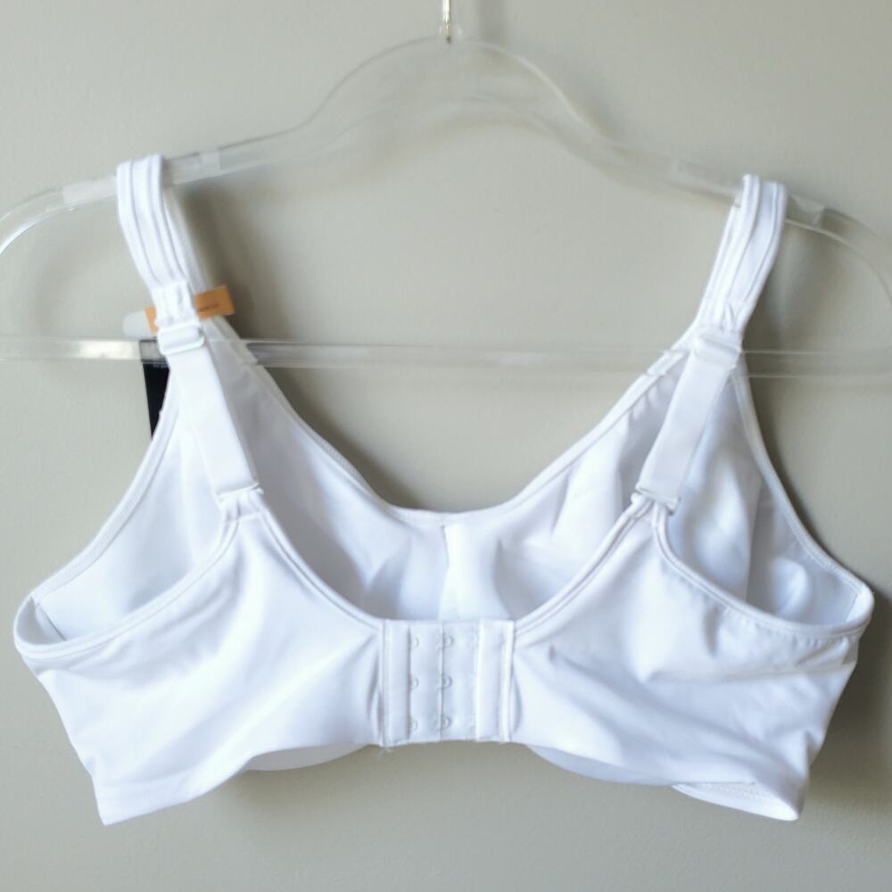 Bali Smoothing Comfort Underwire T Shirt Bra 40DD White Convertible Stretch - Picture 4 of 8